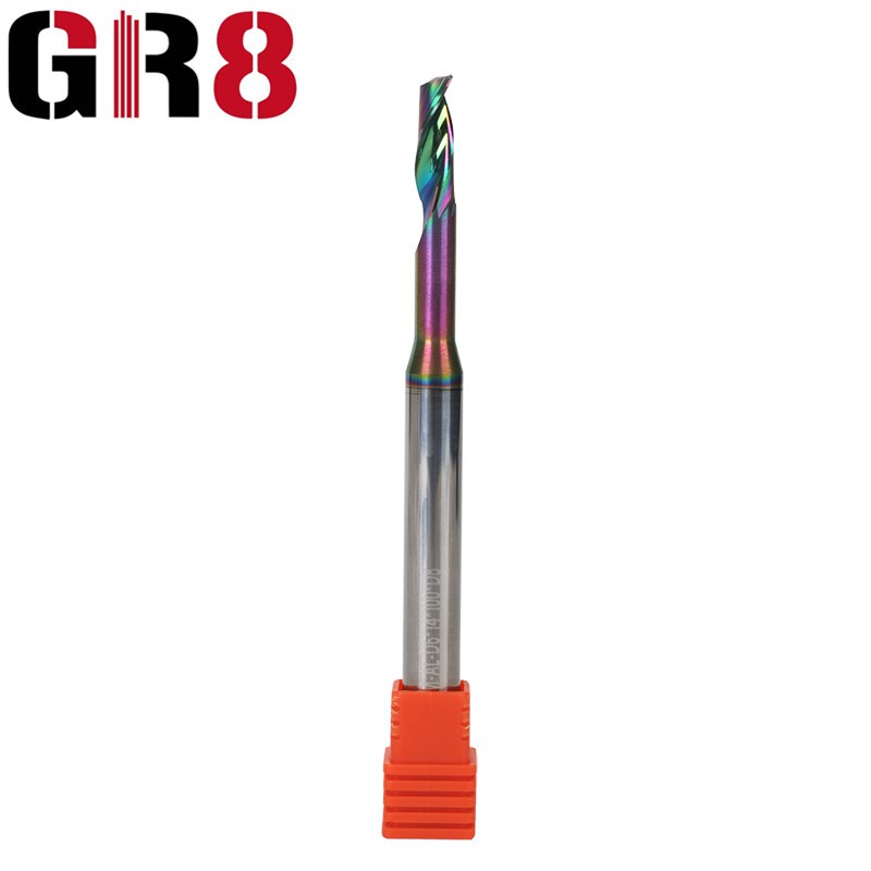 1 břity Zpracování hliníku Koncová fréza